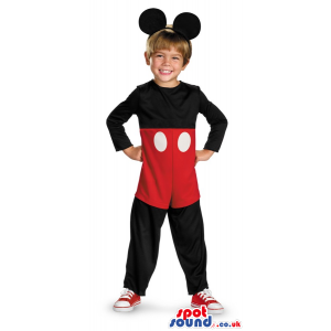 Mickey Mouse Disney Cartoon Character Children Size Costume -