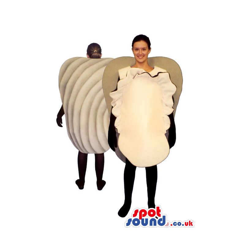 Amazing Oyster Or Clam Adult Size Costume Or Mascot - Custom