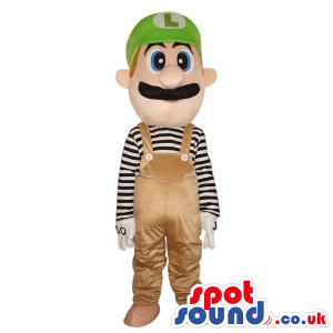 Mario Bros. Luigi Video Game Character Plush Mascot - Custom