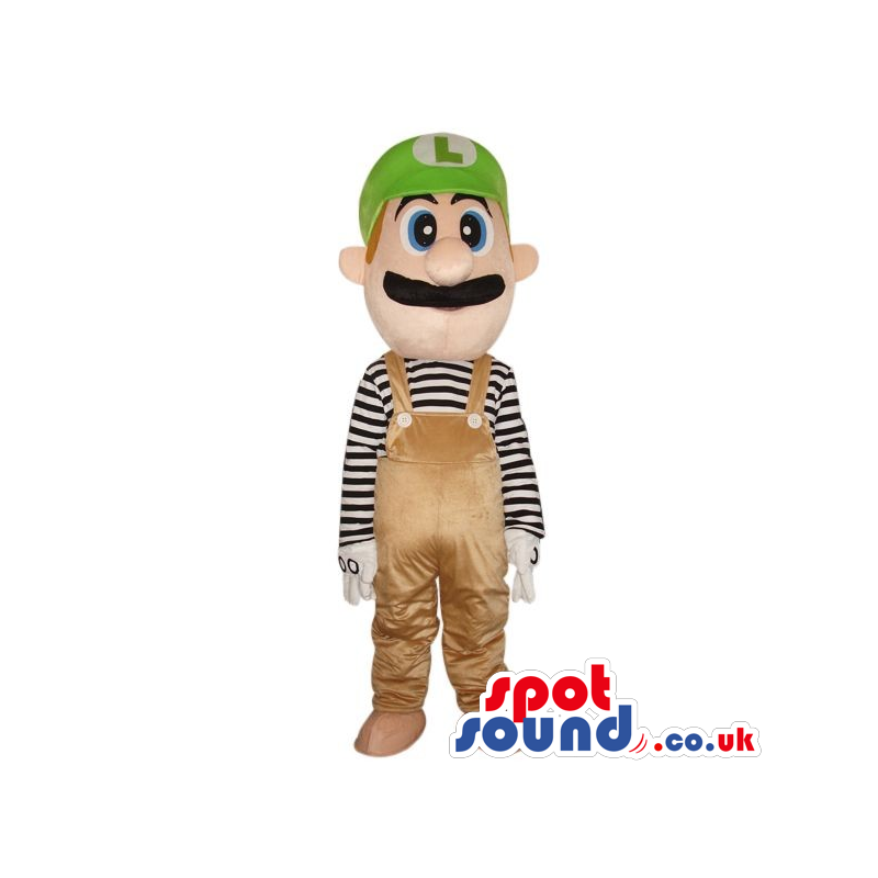 Mario Bros. Luigi Video Game Character Plush Mascot - Custom