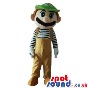 Mario Bros. Luigi Video Game Character Plush Mascot - Custom