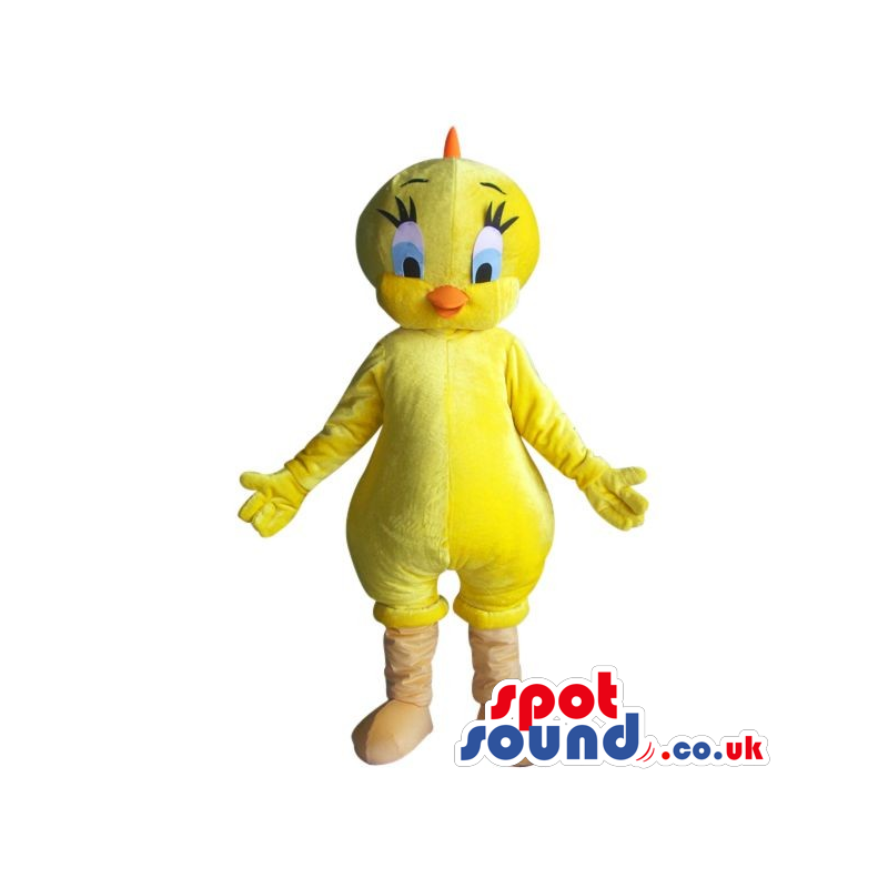 Popular Tweety Alike Character Plush Mascot With A Yellow Body