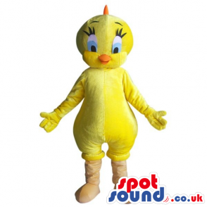 Popular Tweety Alike Character Plush Mascot With A Yellow Body