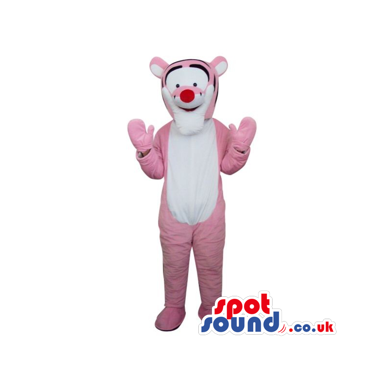 Popular Tiger Winnie The Pooh Character Plush Mascot In Pink -
