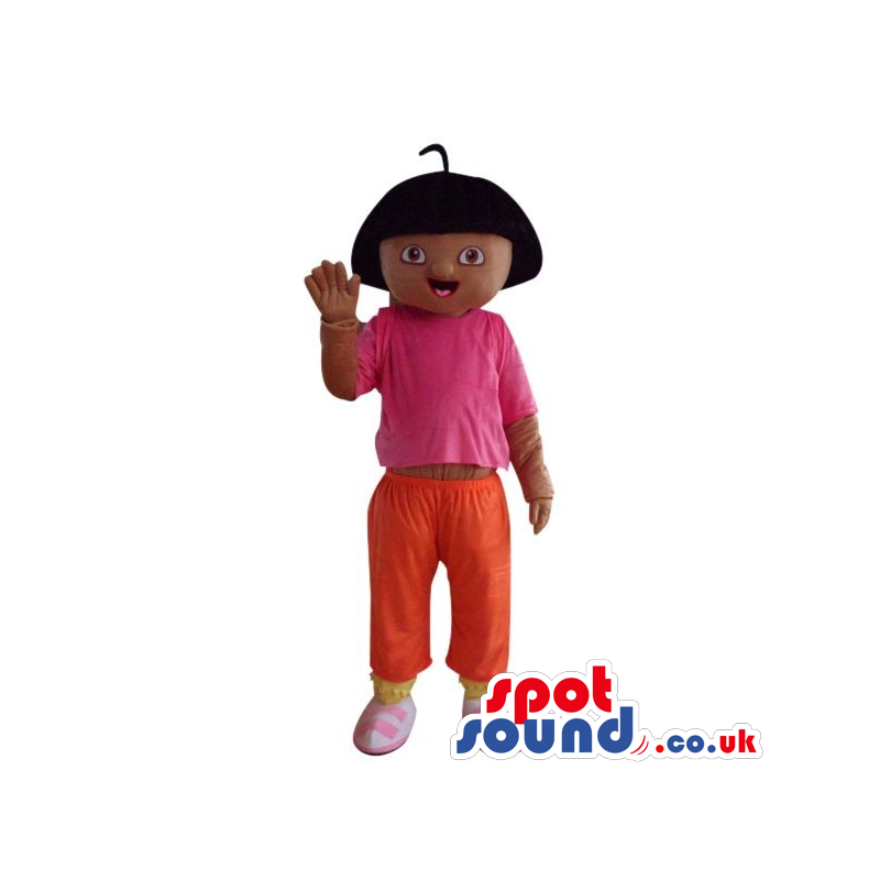 Dark Popular Dora The Explorer Cartoon Character Mascot -