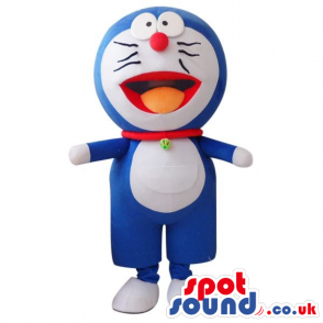 Popular Doraemon Cartoon Character Cosmic Cat Plush Mascot -