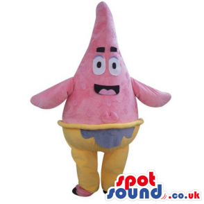Sponge Bob Square Pants Starfish Cartoon Character Plush Mascot