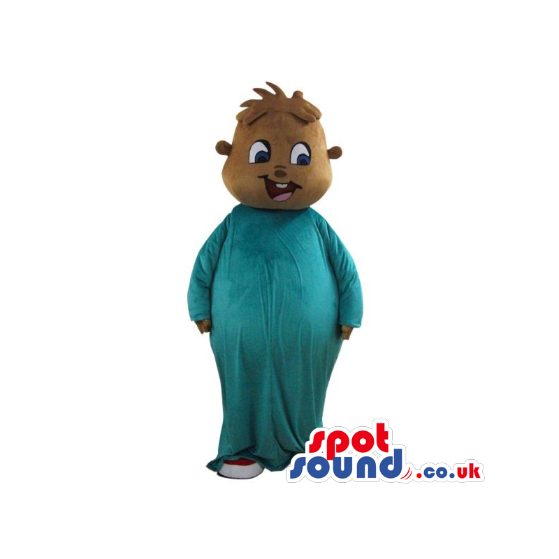 Alvin And Chipmunks Cartoon Character Plush Mascot In Blue -