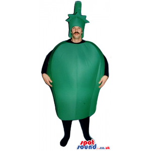 Customizable Green Pepper Vegetable Adult Size Costume Or