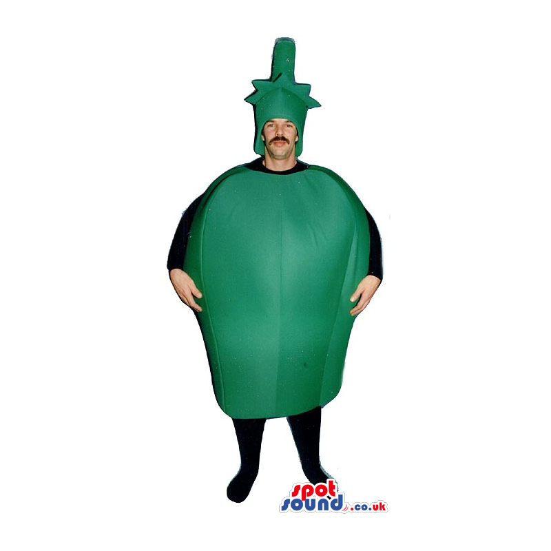 Customizable Green Pepper Vegetable Adult Size Costume Or