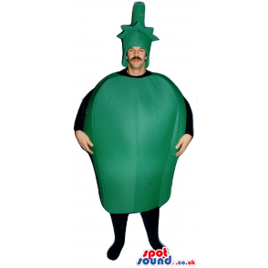 Customizable Green Pepper Vegetable Adult Size Costume Or