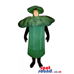 Customizable Green Mushroom Adult Size Costume Or Masco - Mascots for fruit and vegetables - MASUK007915 - SpotSound.co.uk