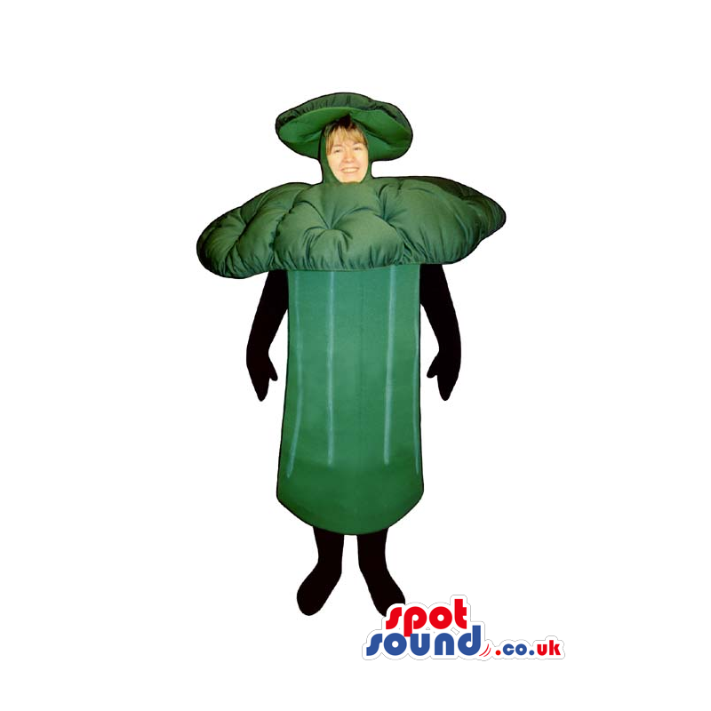 Customizable Green Mushroom Adult Size Costume Or Masco - Mascots for fruit and vegetables - MASUK007915 - SpotSound.co.uk