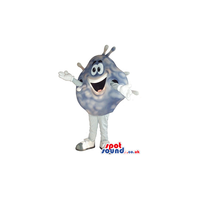 Buy Mascots Costumes in UK - Grey Alien Or Bacteria Plush Mascot With A Funny  Face Sizes L (175-180CM)