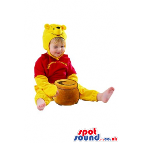 Winnie The Pooh Flashy Children Size Plush Costume - Custom