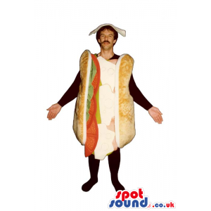 Huge Big Long Sandwich Adult Size Costume Or Mascot - Custom