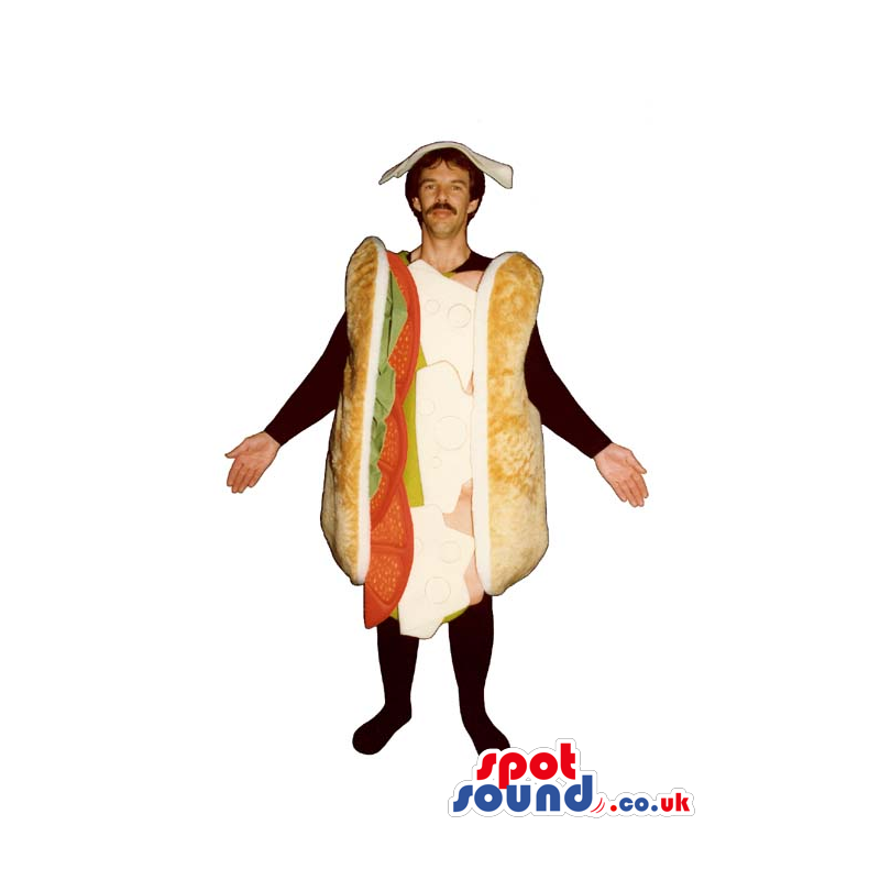 Huge Big Long Sandwich Adult Size Costume Or Mascot - Custom
