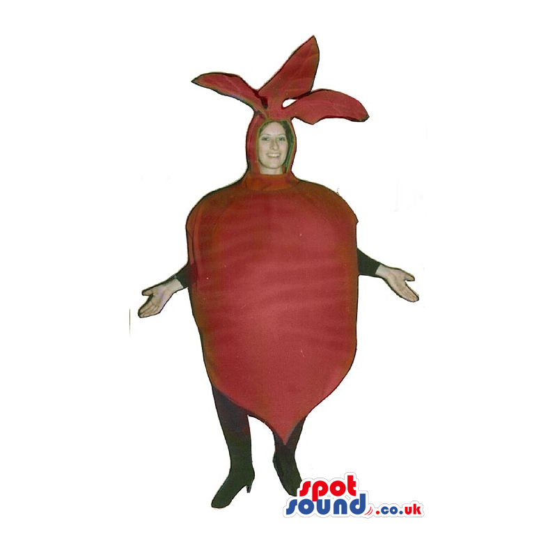 Big Red Turnip Vegetable Adult Size Costume Or Mascot - Custom