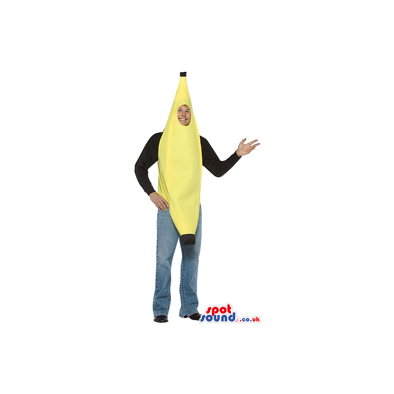 Big Yellow Banana Fruit Adult Size Costume Or Mascot - Custom