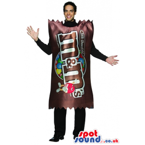 Realistic Big M&M'S Chocolate Bag Adult Size Costume Or Mascot