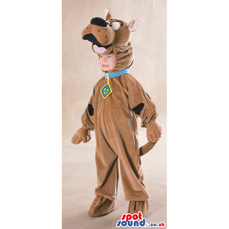 Cute Scooby-Doo Cartoon Character Dog Children Size Costume -