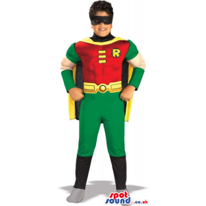 Popular Robin Batman Super Hero Character Children Size Costume