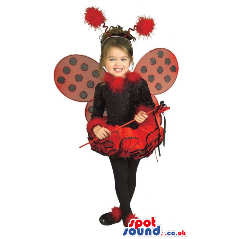 Butterfly Or Ladybird Children Size Costume With Wings - Custom