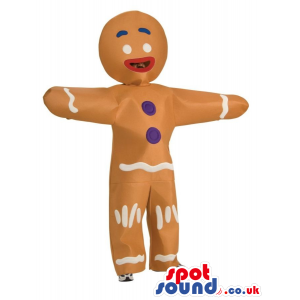 Gingy Shrek Movie Character Adult Size Plush Costume Or Masco - Mascots famous characters - MASUK008189 - SpotSound.co.uk