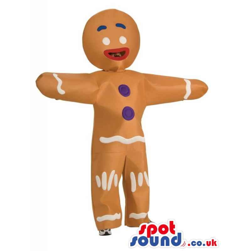 Gingy Shrek Movie Character Adult Size Plush Costume Or Masco - Mascots famous characters - MASUK008189 - SpotSound.co.uk