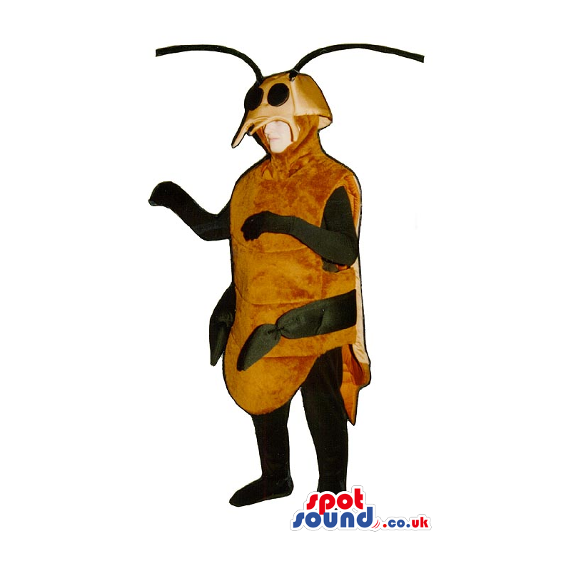 Brown Cockroach Bug Adult Size Plush Costume Or Mascot - Custom