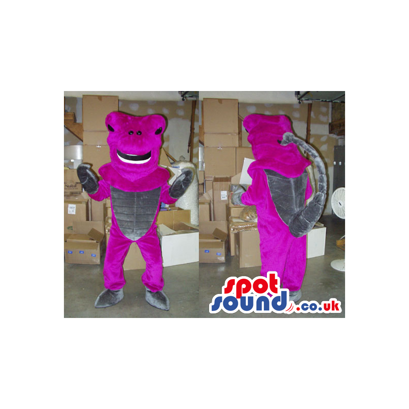 Flashy Purple Scorpion Plush Mascot With A Grey Belly - Custom