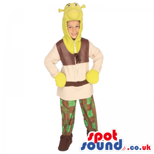 Very Original Shrek Movie Character Plush Children Size Costume