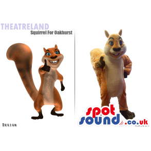 Customizable Squirrel 3D Design And Plush Mascot - Custom