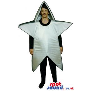 Amazing Big Silver Star Adult Size Costume Or Mascot - Custom