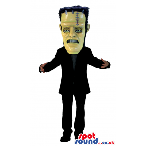 Popular Scary Frankenstein Monster Mascot With A Big Head -