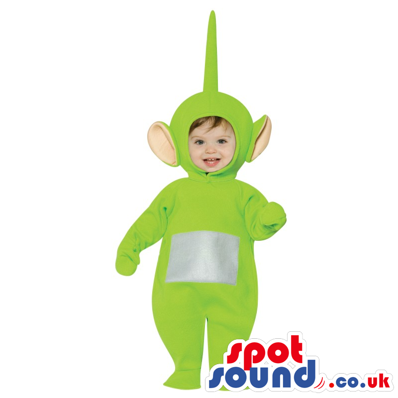 Green Teletubbies Character Baby Size Plush Costume - Custom