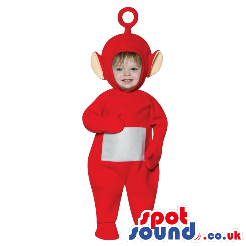 Cute Red Teletubbies Character Baby Size Plush Costume - Custom