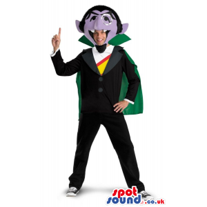 Big Dracula Muppet Character Adult Size Costume Or Mascot -