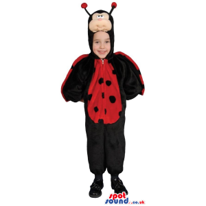 Big Cute Garden Ladybird Children Size Plush Costume - Custom