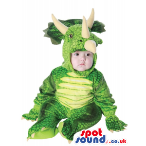 Amazing Triceratops Dinosaur Baby Size Plush Costume - Custom