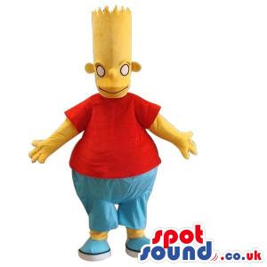 Bart Simpson Popular Cartoon Character Big Mascot - Custom