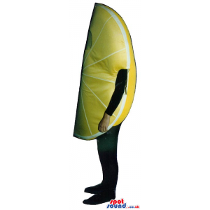 Huge Yellow Half Lemon Fruit Plush Mascot Or Costume - Custom