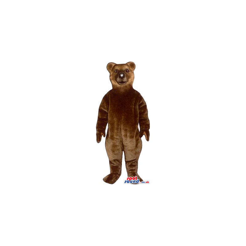 All Brown Big Forest Bear Plush Mascot - Custom Mascots