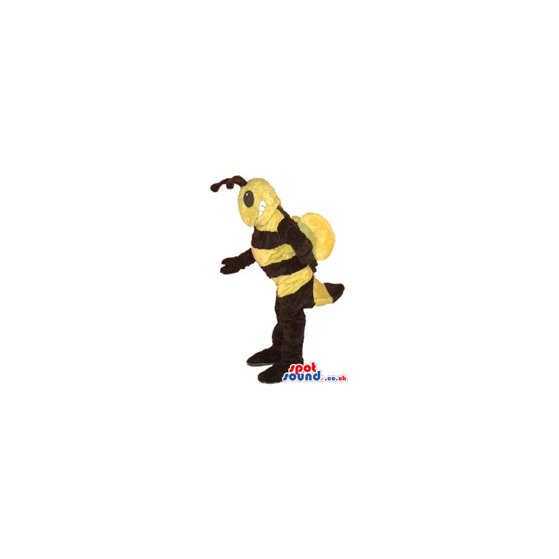 Yellow And Black Bee Insect Plush Mascot - Custom Mascots