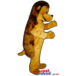 Customisable Brown Dog Plush Mascot With Long Tail - Custom