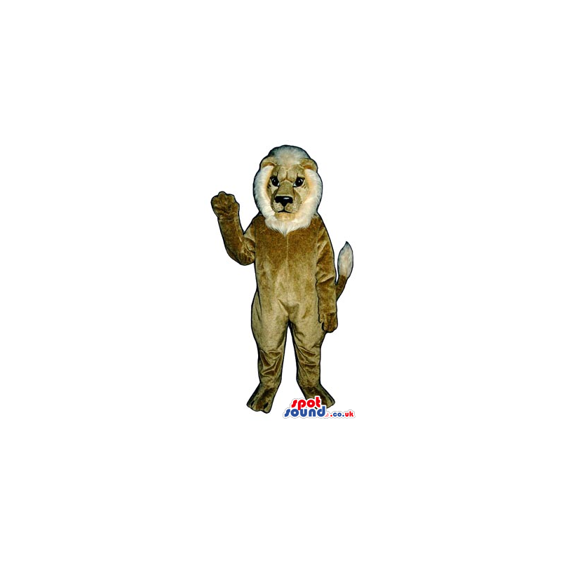 Customisable Jungle Big Lion Plush Mascot - Custom Mascots