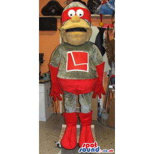 Homer Simpson Mascot Wearing Superhero Garments - Custom Mascots