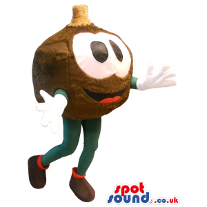 Amazing Chestnut Plush Mascot With Huge Eyes - Custom Mascots