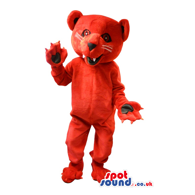 Customisable Red Bear Plush Mascot - Custom Mascots