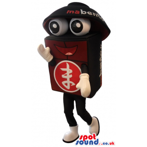 Great Asian Bento Bell Mascot With Symbol - Custom Mascots